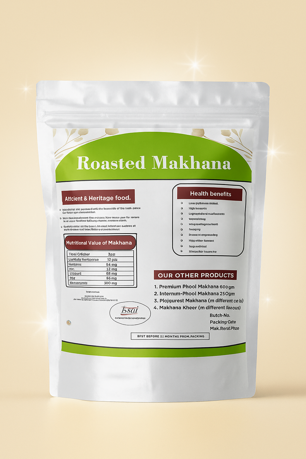 Premium Phool Makhana (Fox Nuts) – 250g